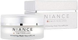 Aufhellende Gesichtsmaske - Niance Whitening Mask NeuroRelax — Bild N1