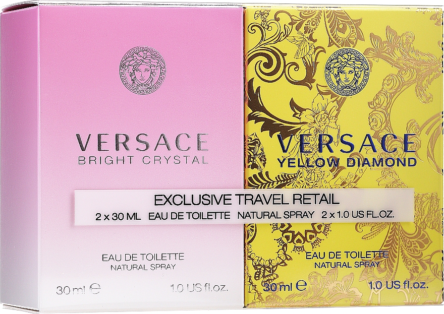 Versace Bright Crystal - Duftset (Eau de Toilette/30ml + Eau de Toilette/30ml) — Bild N1