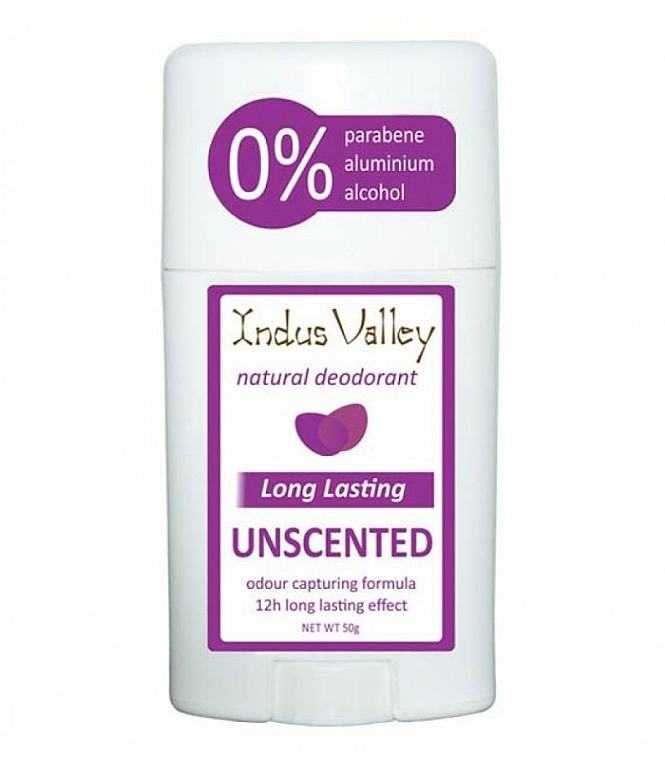 Natürlicher Deostick Unscented - Indus Valley Unscented Deodorant Stick — Bild N1