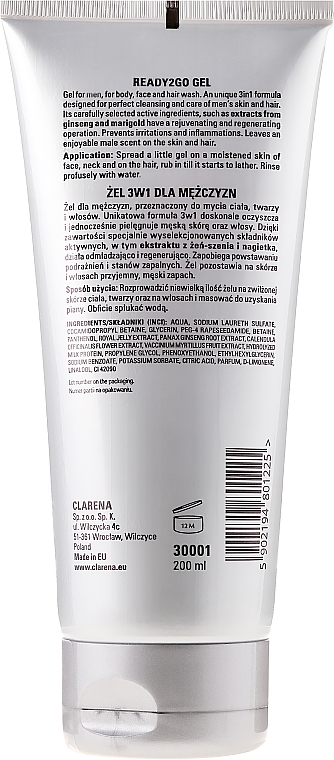 3in Duschgel & Shampoo - Clarena Ready2Go Shower Gel and Shampoo  — Bild N4