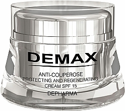 Düfte, Parfümerie und Kosmetik Schützende und regenerierende Anti-Couperose Gesichtscreme - Demax Anti-Couperose Protecting Cream SPF 15