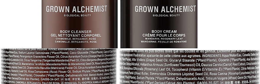 Set - Grown Alchemist Refresh & Rejuvenate Body Care (b cleanser/300ml + b/cream/300ml) — Bild N3