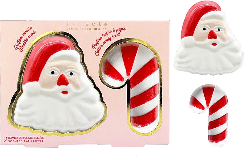 Set - Inuwet Santa Claus (bath/bomb/180g + bath/bomb/100g) — Bild N1