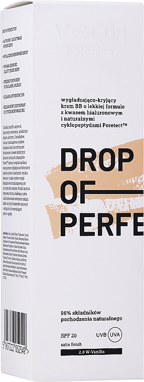 Glättende und deckende BB-Creme mit leichter Textur - Veoli Botanica Drop Of Perfection SPF20  — Bild N4