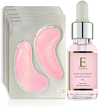 Düfte, Parfümerie und Kosmetik Gesichtspflegeset - Eclat Skin London Rose Blossom (Gesichtsöl 30ml + Augenpads 10 St.)
