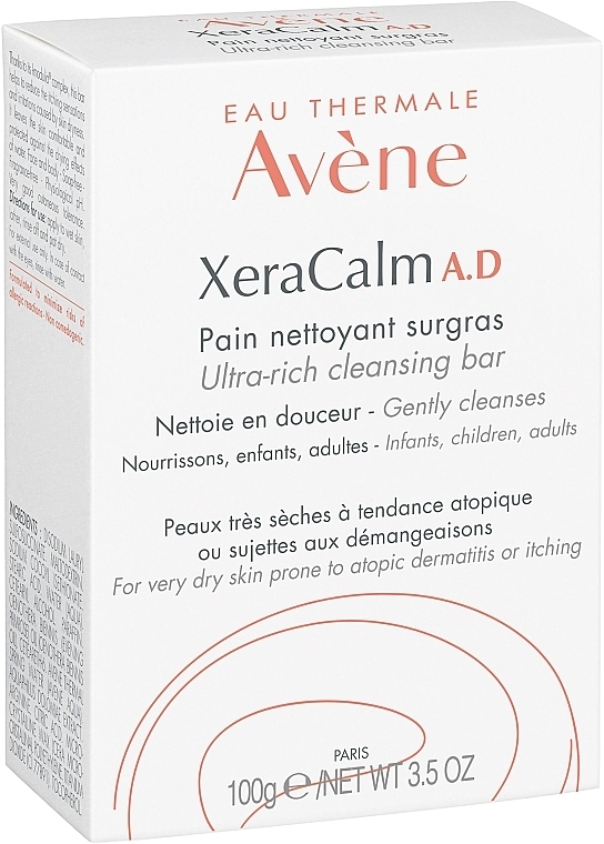 Parfümierte Körperseife - Avene XeraCalm A.D Pain Nettoyant Surgras — Bild N2