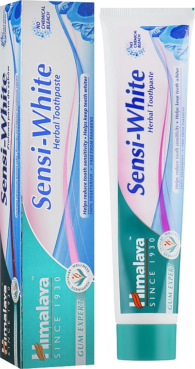 Aufhellende Zahnpasta mit Kräutern Sensi-White - Himalaya Sensi White Herbal Toothpaste — Bild N1