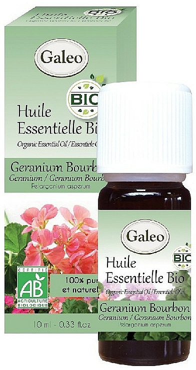 Organisches ätherisches Öl mit Geranie - Galeo Organic Essential Oil Geranium Bourbon — Bild N1