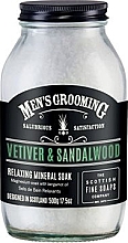 Badesalz Vetiver und Sandelholz - Scottish Fine Soaps Mens Grooming Vetiver & Sandalwood Relaxing Mineral Soak — Bild N1