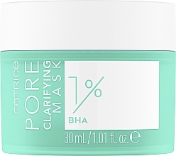 Düfte, Parfümerie und Kosmetik Porenreinigende Maske - Catrice Pore Clarifying Mask 1% BHA