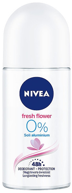 Deo Roll-on Antitranspirant - NIVEA Fresh Flower Deodorant Roll-On — Bild N1