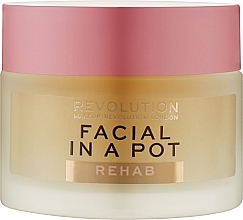 Düfte, Parfümerie und Kosmetik Gesichtsmaske für die Nacht - Makeup Revolution Rehab Facial In A Pot Mask