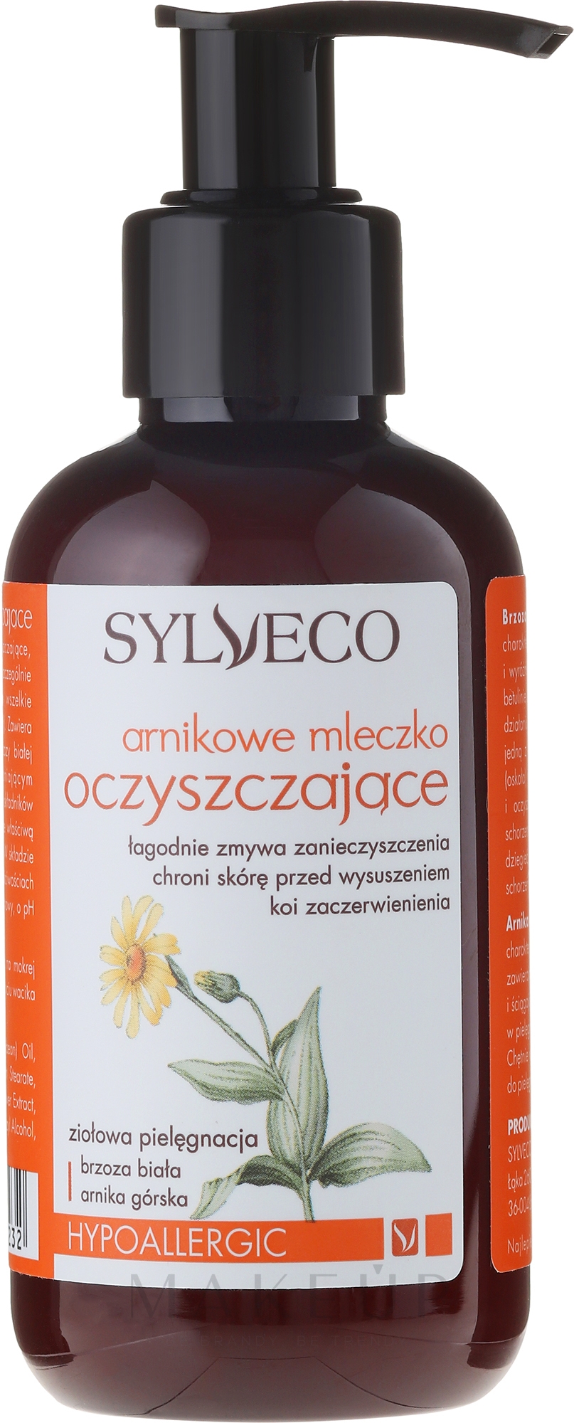 Reinigungsmilch mit Arnikablüten und Birkenrinde - Sylveco Arnica Cleansing Lotion — Bild 150 ml