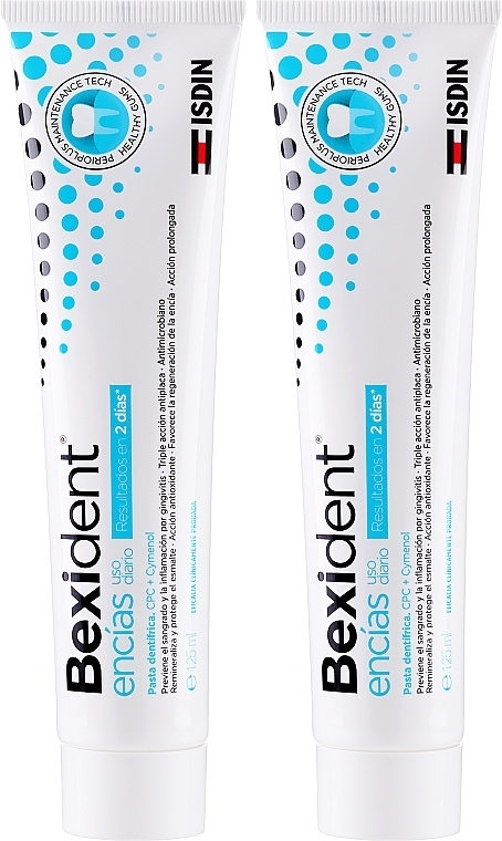 Zahnpflegeset - Isdin Bexident Gums Daily Use Toothpaste (toothpaste/2x125ml) — Bild N1