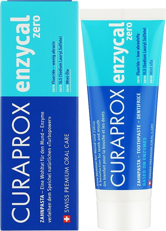 Fluoridfreie Zahnpasta für Allergiker - Curaprox Enzycal Zero — Bild N2