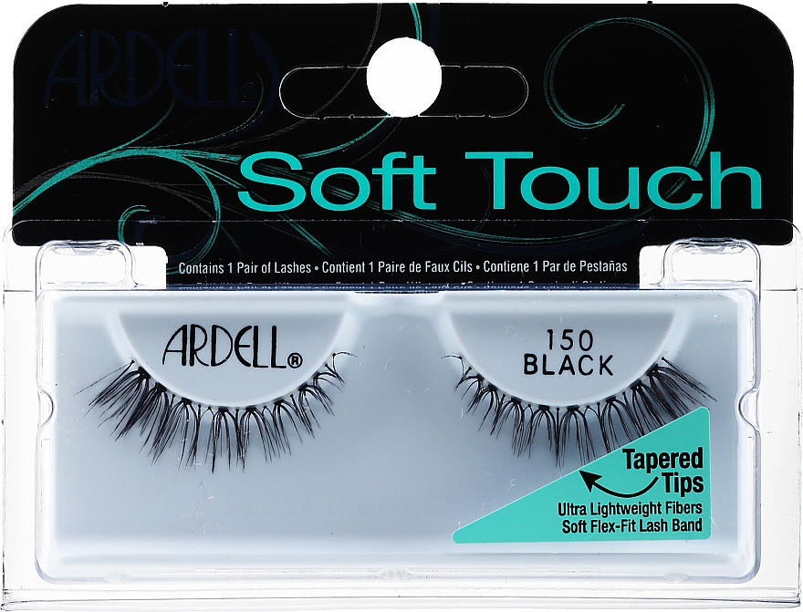 Künstliche Wimpern - Ardell Soft Touch Eye Lashes Black 150