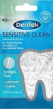 Düfte, Parfümerie und Kosmetik Zahnseidesticks 40 St. - DenTek Sensitive Clean 