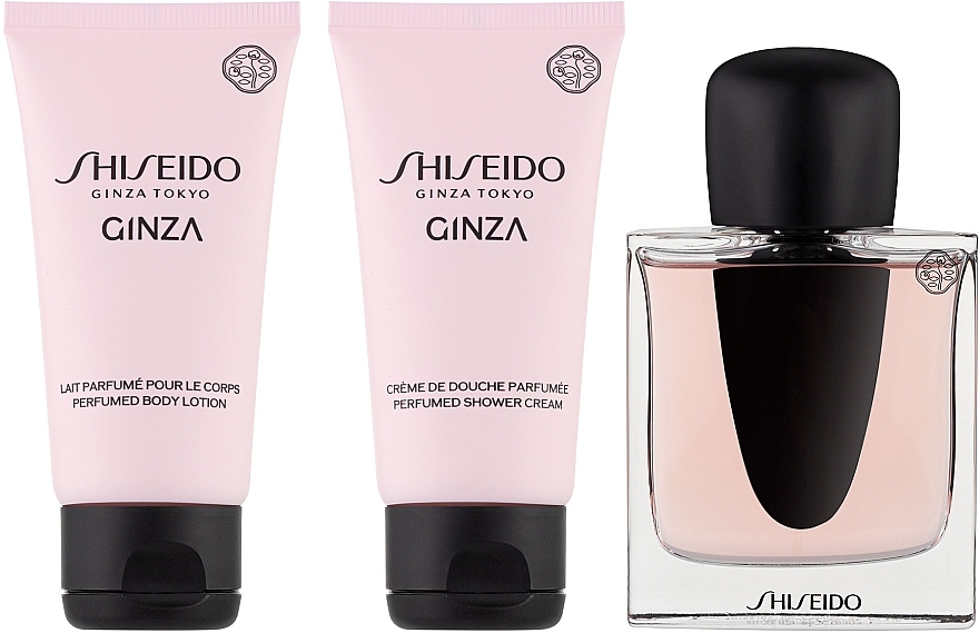 Shiseido Ginza - Duftset (Eau de Parfum 50ml + Körperlotion 50ml + Duschcreme 50ml)  — Bild N2