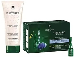 Düfte, Parfümerie und Kosmetik Set - Rene Furterer Triphasic (shmp/50ml + treatm/12x5ml)