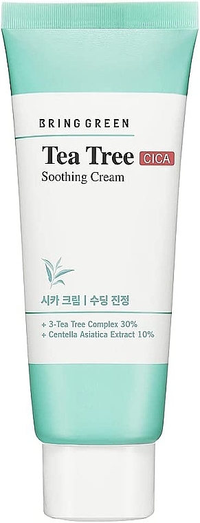 Beruhigende Gesichtscreme - Bring Green Tea Tree Cica Soothing Cream — Bild N1