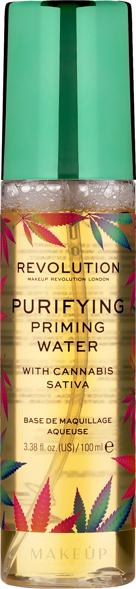 Klärender Gesichtsprimer mit Cannabis-Extrakt - Makeup Revolution Purifying Priming Water With CBD — Bild 100 ml