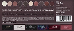 Lidschattenpalette - Affect Cosmetics Naturally Matt Eyeshadow Palette — Bild N3
