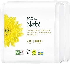 Düfte, Parfümerie und Kosmetik Damenbinden 10 St. - Eco by Naty Super Travel Pack Pads