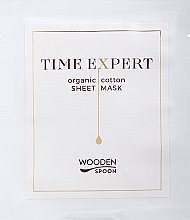 Düfte, Parfümerie und Kosmetik Gesichtsmaske - Wooden Spoon Time Expert Organic Cotton Sheet Mask