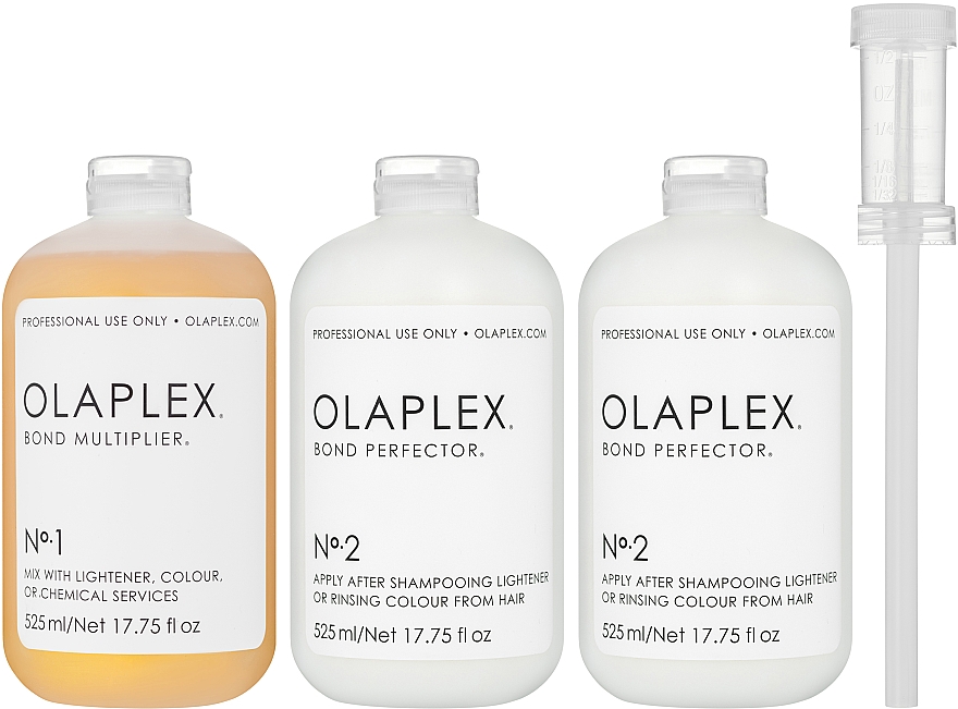 Haarpflegeset zum Farbschutz - Olaplex Salon Intro Kit (Haarspülung 525ml + Haarelixier 2x525ml) — Bild N2