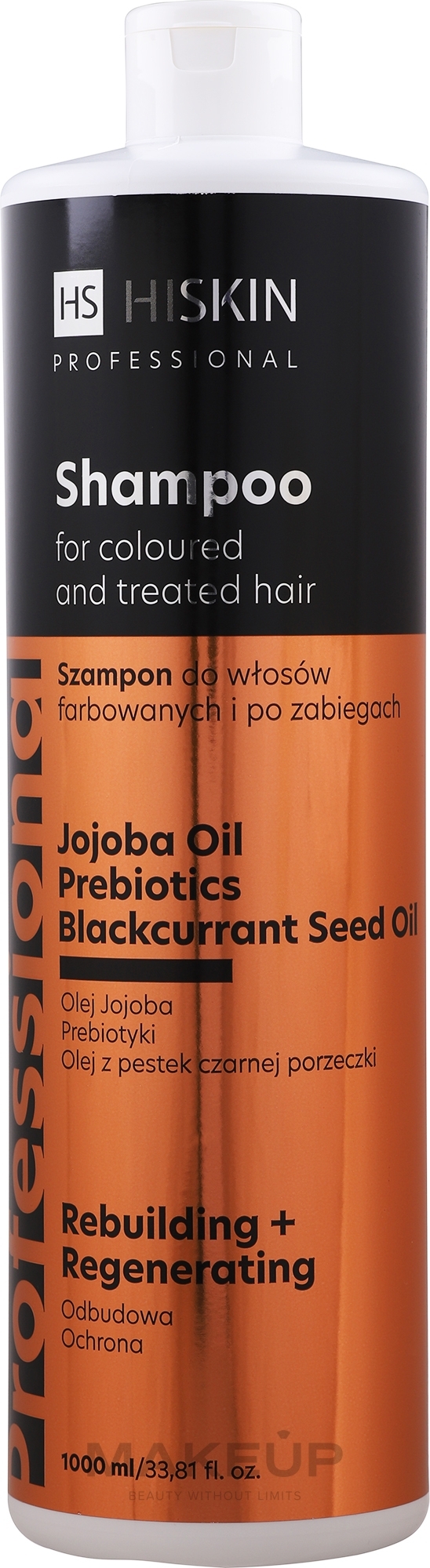 Regenerierendes und schützendes Shampoo für gefärbtes und strapaziertes Haar - HiSkin Professional Shampoo — Bild 1000 ml