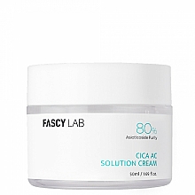Düfte, Parfümerie und Kosmetik Beruhigende Gesichtscreme mit Wassernabel - Fascy Lab Cica AC Solution Cream
