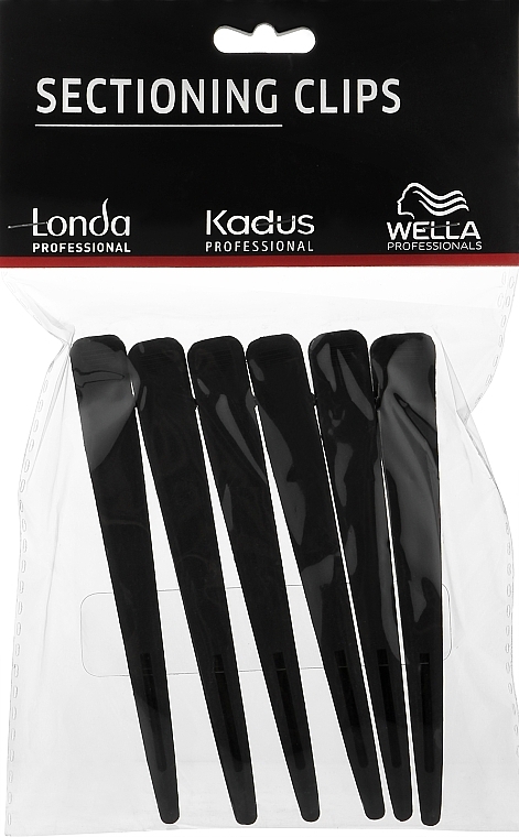 Haarclips schwarz 6 St. - Wella Professionals Hairclips — Bild N1