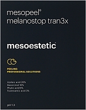 Düfte, Parfümerie und Kosmetik Kombiniertes Peeling Melanostop - Mesoestetic Mesopeel Melanostop Tran3x