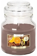 Premium-Duftkerze im Glas Schokolade und Orange - Bispol Premium Line Scented Candle Chocolate & Orange  — Bild N2