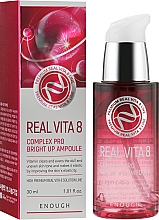 Düfte, Parfümerie und Kosmetik Gesichtsserum mit Vitaminkomplex - Enough Real Vita 8 Complex Pro Bright Up Ampoule