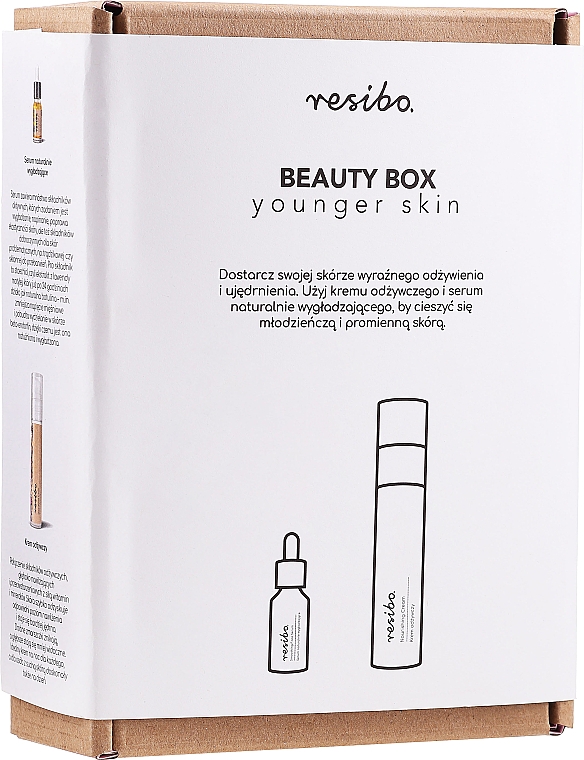 Gesichtspflegeset - Resibo Younger Skin (Gesichtscreme 50ml + Gesichtsserum 5ml) — Bild N1