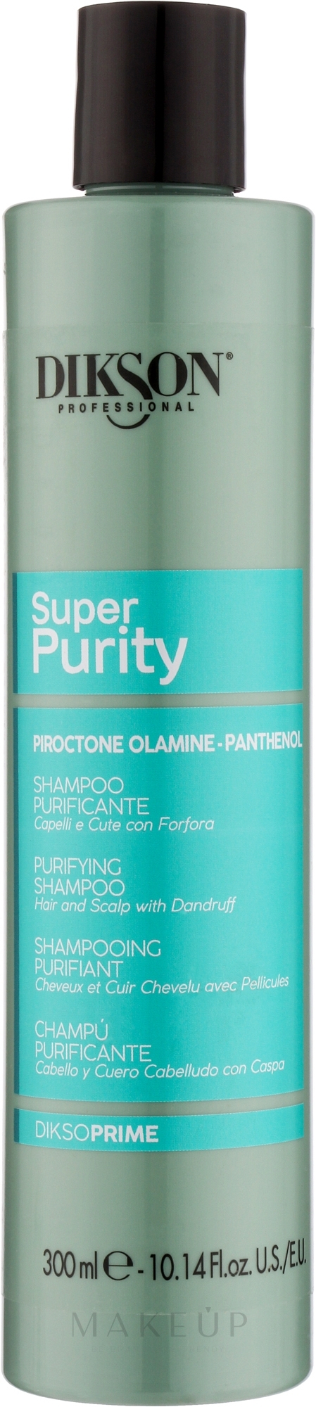 Anti-Schuppen-Reinigungsshampoo - Dikson Prime Super Purity Shampoo Intensive Purificante Antiforfora — Bild 300 ml