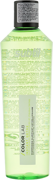 Anti-Schuppen Shampoo - Laboratoire Ducastel Subtil Color Lab Instant Detox Anti-Dandruff Clarifying Shampoo — Bild N1