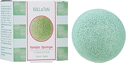 Düfte, Parfümerie und Kosmetik Konjac-Schwamm mit Aloe - Kalliston Konjac Sponge Aloe Vera