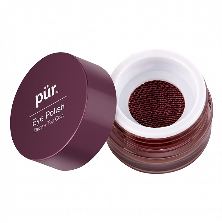 GESCHENK! Flüssiger Pigment-Lidschatten - Pur Eye Polish-Base And Top Coat — Bild N2