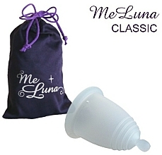 Menstruationstasse Größe M transparent - MeLuna Classic Menstrual Cup Ball — Bild N1
