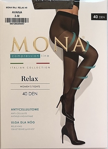 Strumpfhosen für Frauen Relax 40 Den avana - MONA — Bild N1