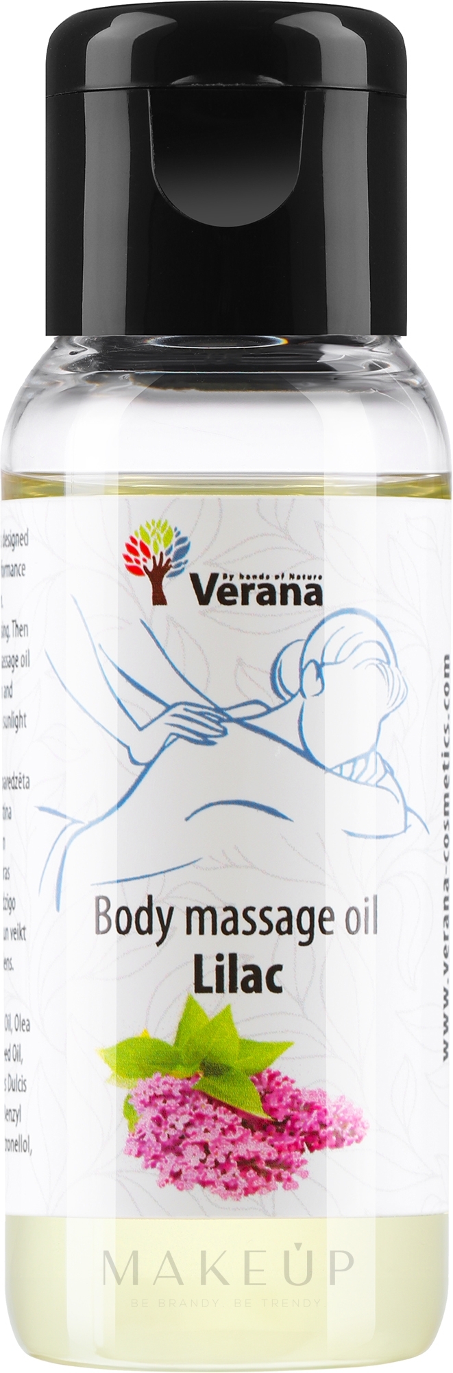 Körpermassageöl Lilac Flower - Verana Body Massage Oil  — Bild 30 ml