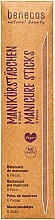 Düfte, Parfümerie und Kosmetik Manikürestäbchen aus Holz 6 St. - Benecos Manicure Sticks