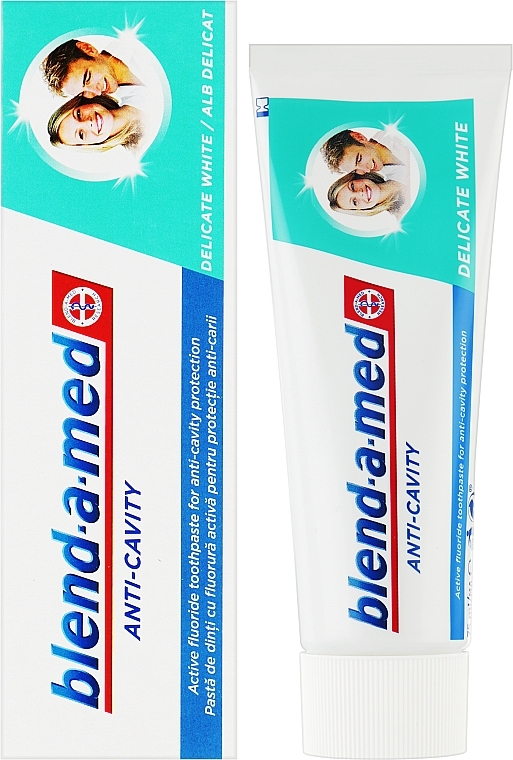Zahnpasta - Blend-a-med Anti-Cavity Delicate White — Bild N2