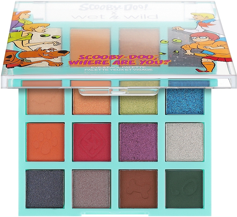 Augen- und Gesichts-Make-up-Palette - Wet N Wild x Scooby Doo Where are You? Eye & Face Palette  — Bild N1