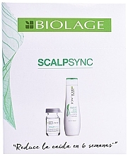 Düfte, Parfümerie und Kosmetik Set - Biolage Scalpsync Aminexil (sh/250ml + hair/treatm/20x6ml)