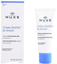 GESCHENK! Anti-Luftverschmutzung Feuchtigkeitscreme für normale Gesichtshaut - Nuxe Creme Fraiche de Beaute Moisturising Cream 48H — Bild N1