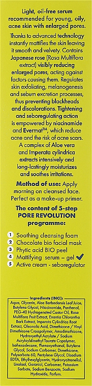 Mattierendes Gesichtsserum zur Verengung der Poren - Ava Laboratorium Pore Revolution Gel — Foto N3