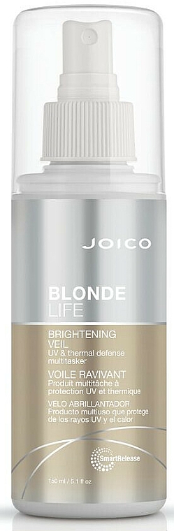 Haarspray mit Thermo- und UV-Schutz für blondes Haar - Joico SR Blonde Life/Blonde Life Brightening Veil — Bild N1